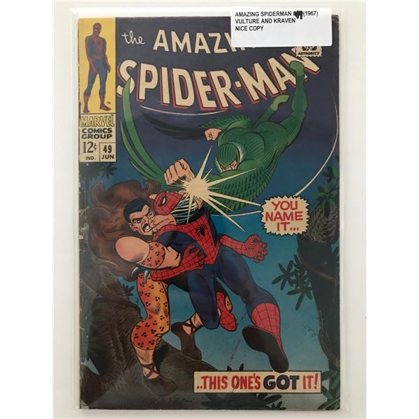 THE AMAZING SPIDERMAN #49 (1967) - MARVEL COMICS