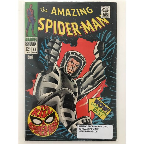 THE AMAZING SPIDERMAN #58 (1967) - MARVEL COMICS