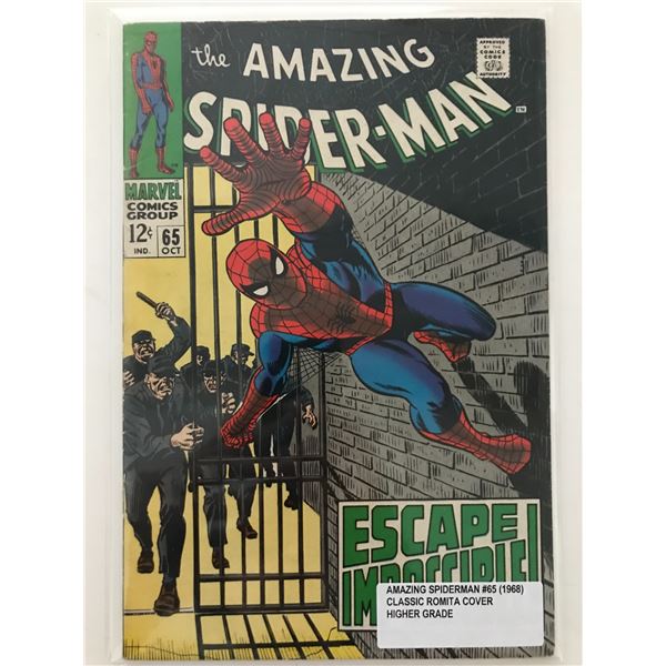 THE AMAZING SPIDERMAN #65 (1968) - MARVEL COMICS