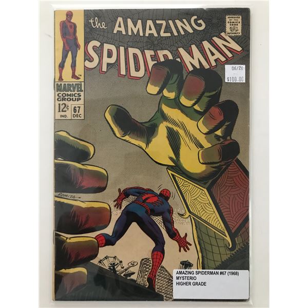 THE AMAZING SPIDERMAN #67 (1968) - MARVEL COMICS