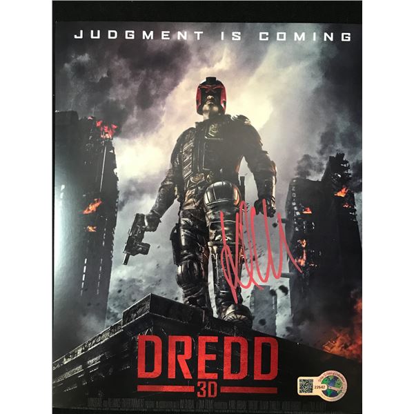 KARL URBAN SIGNED DREDD 8X10 - WWOC COA