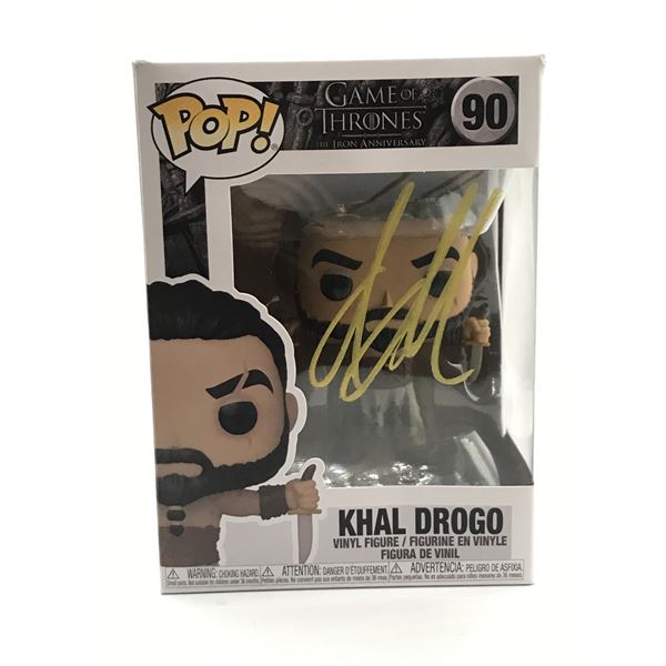 JASON MAMOA SIGNED KHAL DROGO GAME OF THRONES FUNKO POP - HOLLYWOOD COA