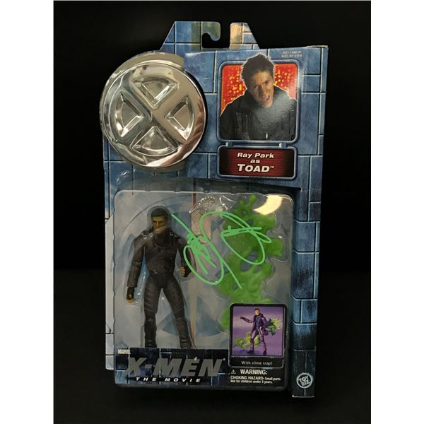RAY PARK SIGNED TOAD X-MEN ACTION FIGURE - BECKETT COA