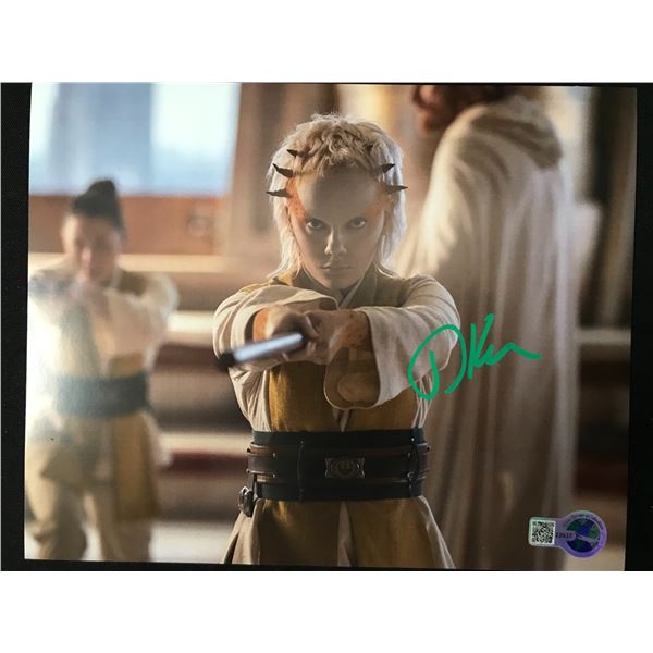 DAFNE KEEN SIGNED STAR WARS ACOLYTE 8X10 - WWOC COA