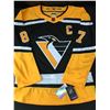 Image 3 : SIDNEY CROSBY SIGNED PITTSBURGH PENGUINS CUSTOM HOCKEY JERSEY - ELITE COA