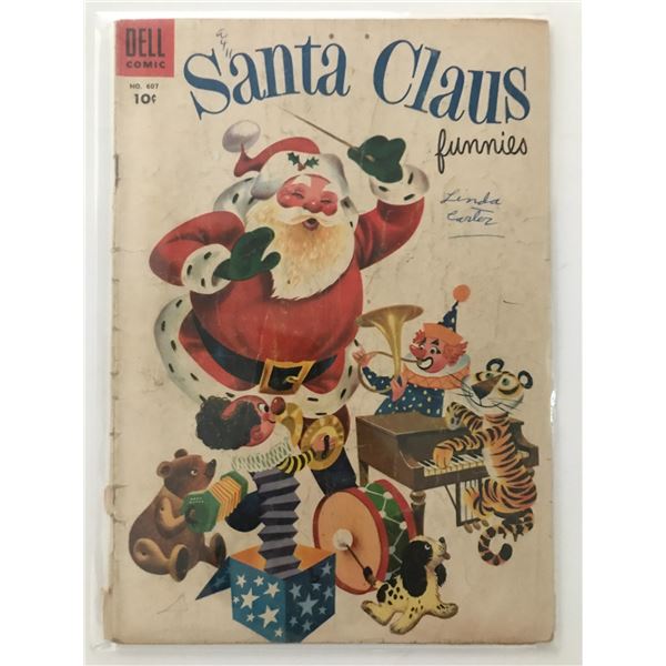 SANTA CLAUS FUNNIES #607 - DELL COMICS