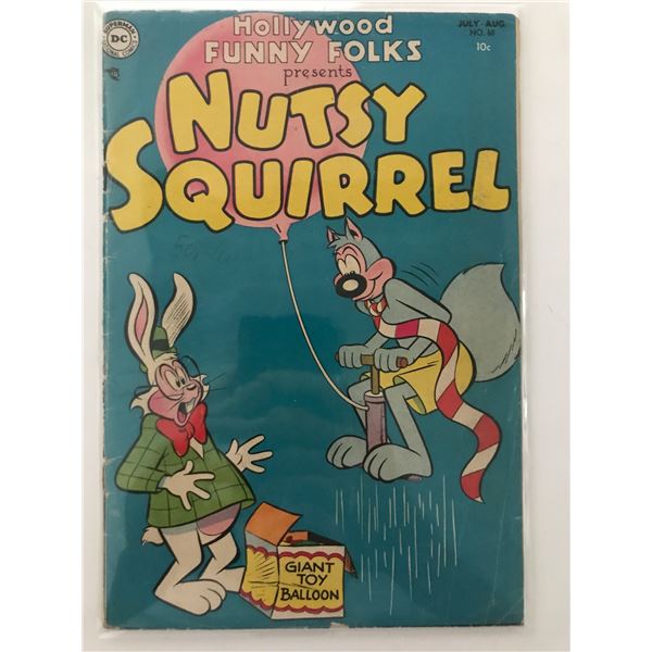 HOLLYWOOD FUNNY FOLKS PRESENTS NUTSY SQUIRREL #60 - DC COMICS