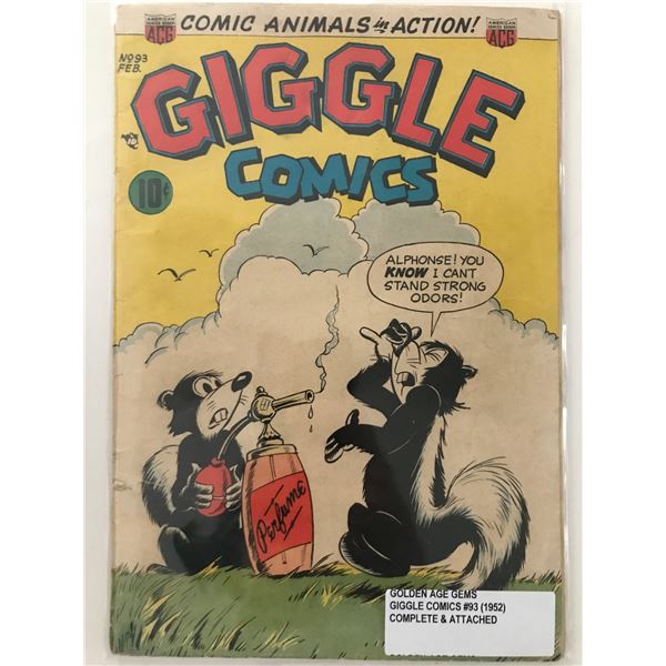 GIGGLE COMICS #93 (1952) - ACG