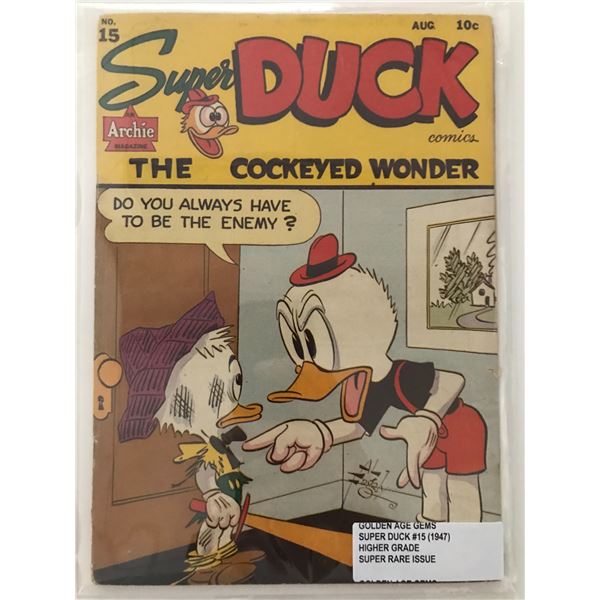 SUPER DUCK COMICS #15 (1947) - AN ARCHIE MAGAZINE
