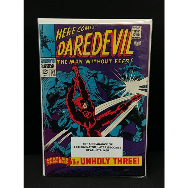 DAREDEVIL #39 1ST APP OF EXTERMINATOR - MARVEL COMICS