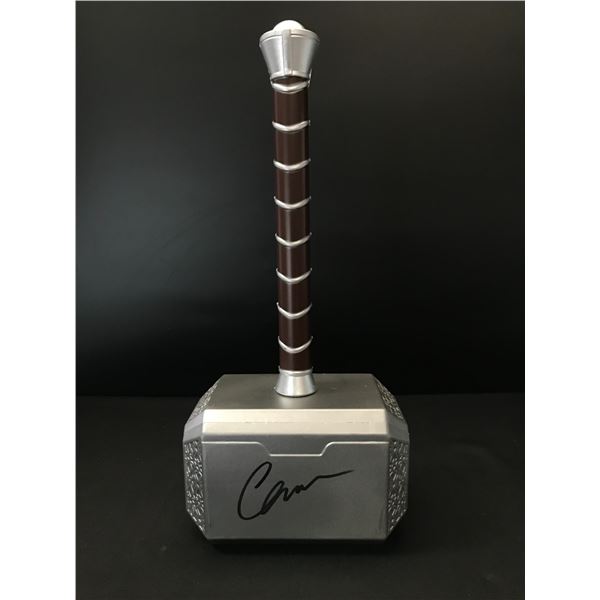 CHRIS EVANS SIGNED THOR HAMMER - WWOC COA
