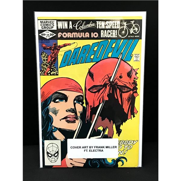 DAREDEVIL #179 COVER ART BY FRANK MILLER - MARVEL COMICS