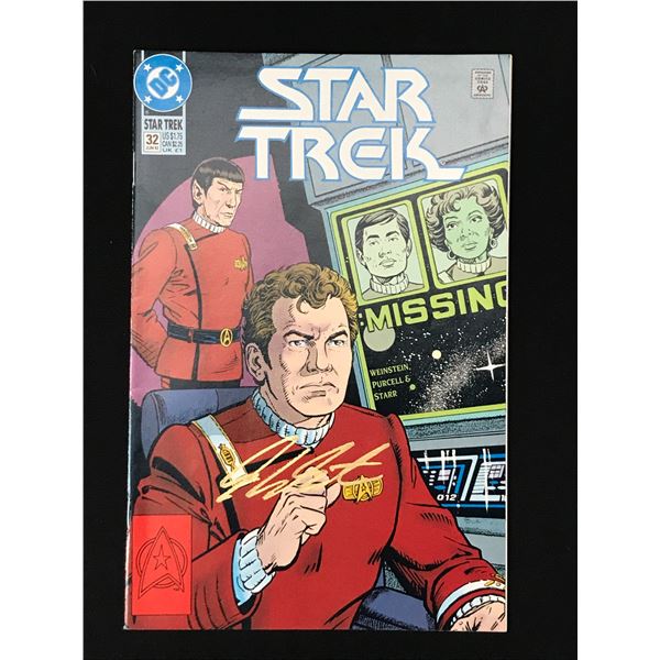 WILLIAM SHATNER SIGNED STAR TREK COMIC - WWOC COA