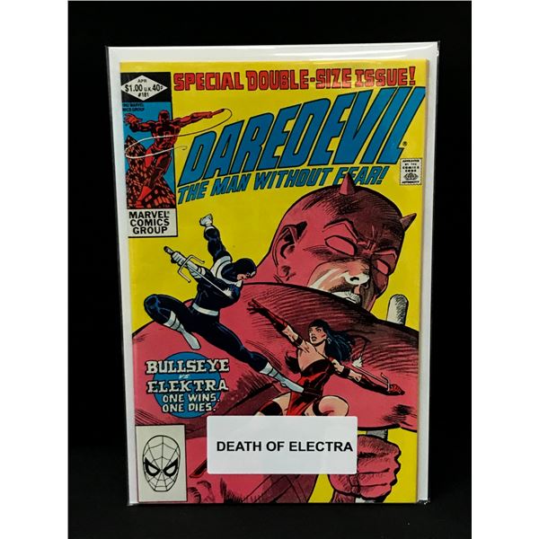 DAREDEVIL #181 DEATH OF ELEKTRA - MARVEL COMICS