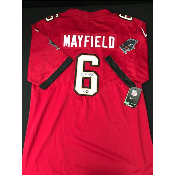 BAKER MAYFIELD SIGNED TAMPA BAY BUCCANEERS CUSTOM JERSEY - ELITE COA
