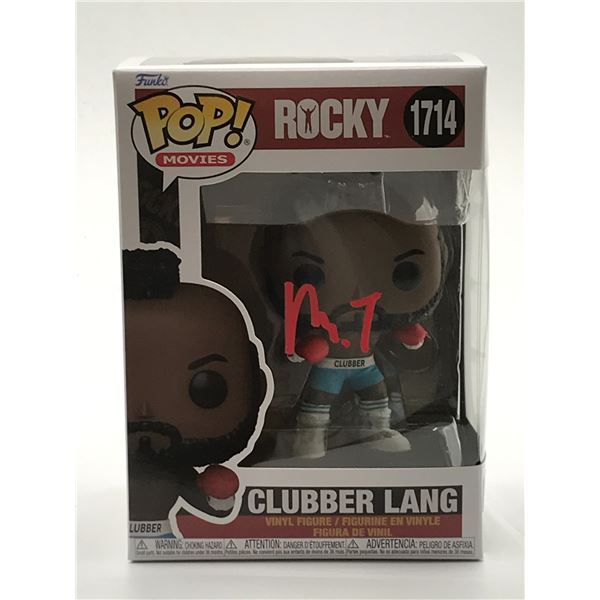 MR. T SIGNED CLUBBER LANG FUNKO POP - WWOC COA