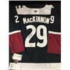 Image 1 : NATHAN MACKINNON SIGNED COLORADO AVALANCHE CUSTOM JERSEY - ELITE COA