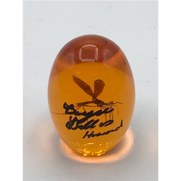 BRYCE DALLAS HOWARS SIGNED PROP AMBER EGG JURASSIC PARK - WWOC COA