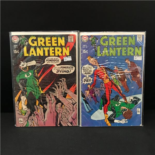 LOT OF 2 GREEN LANTERN #70 - #71 - DC COMICS