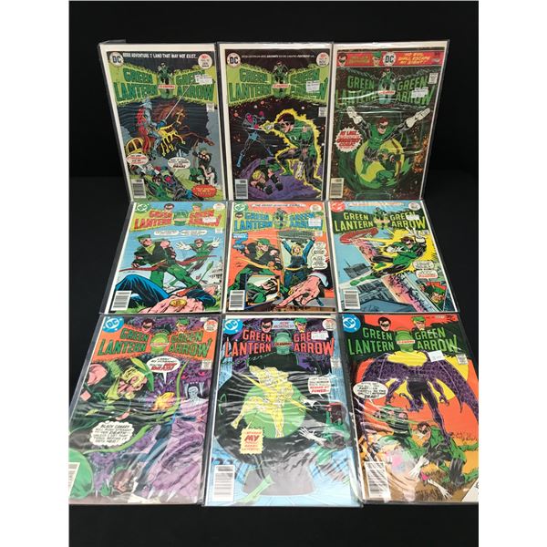 LOT OF 9 GREEN LANTERN CO STARRING GREEN ARROW - DC COMICS
