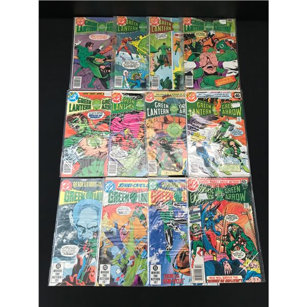 LOT OF 12 GREEN LANTERN COMICS - DC COMICS