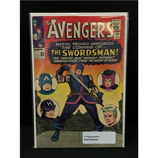 THE AVENGERS #19 1ST APP SWORDSMEN - MARVEL COMICS