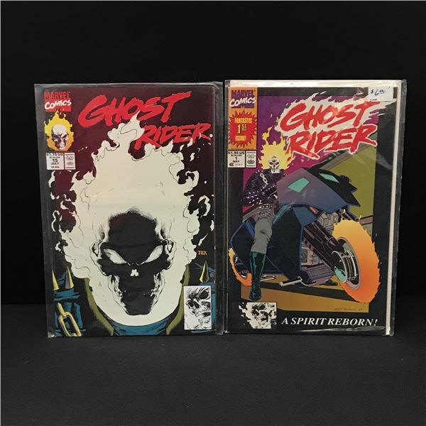 LOT OF 2 GHOST RIDER COMICS INCLUDING #1 - MARVEL COMICS