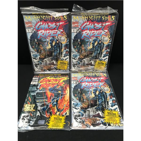 LOT OF 4 GHOST RIDER COMICS - MARVEL COMICS