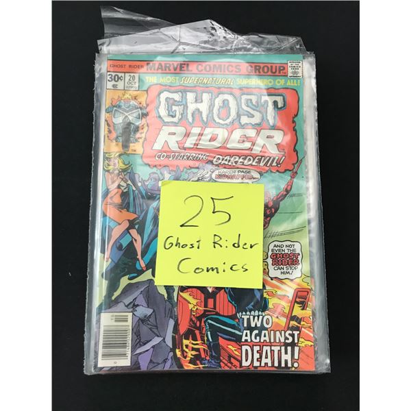 LOT OF 25 GHOST RIDER COMICS - MARVEL COMICS