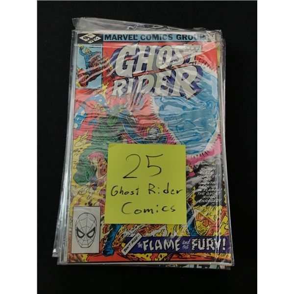 LOT OF 25 GHOST RIDER COMICS - MARVEL COMICS