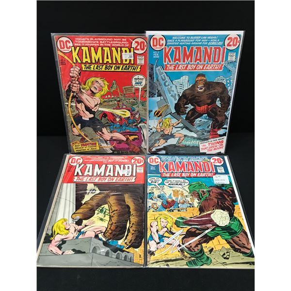 LOT OF 4 KAMANDI THE LAST BOY ON EARTH COMICS - DC COMICS