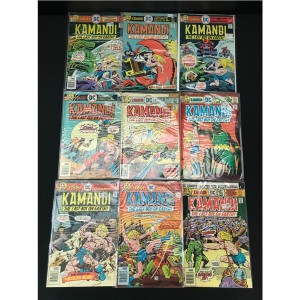 LOT OF 9 KAMANDI THE LAST BOY ON EARTH COMICS - DC COMICS