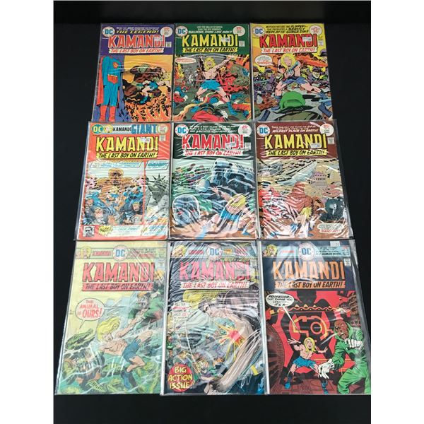 LOT OF 9 KAMANDI THE LAST BOY ON EARTH COMICS - DC COMICS