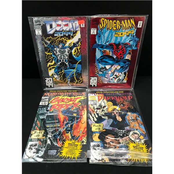 LOT OF 4 MIXED TITLE COMICS - MARVEL COMICS