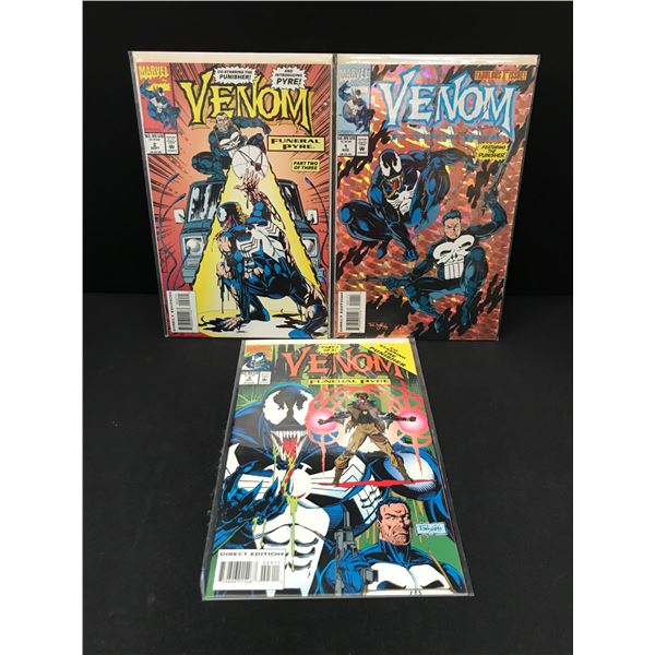 LOT OF 3 VENOM COMICS #1 - #3 - MARVEL COMICS