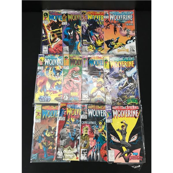 LOT OF 12 MARVEL COMICS PRESENTS WOLVERINE COMICS - MARVEL COMICS