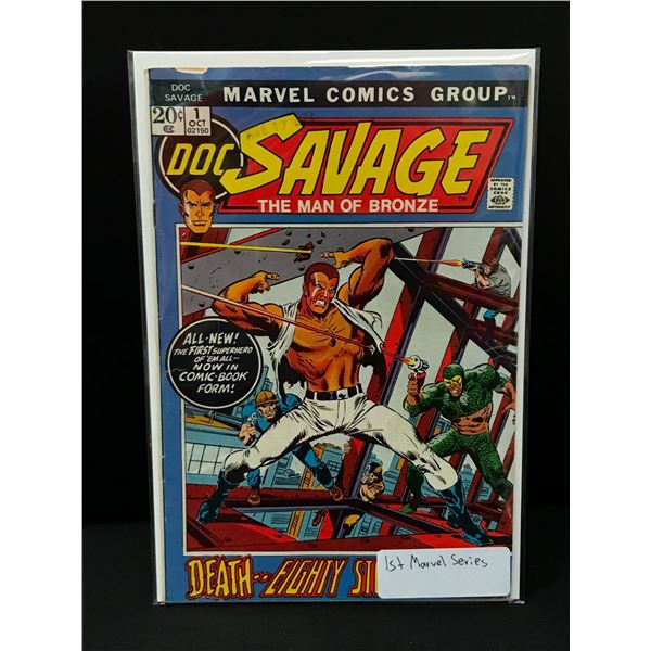 DOC SAVAGE THE MAN OF BRONZE #1 1ST MARVEL SERIES - MARVEL COMICS