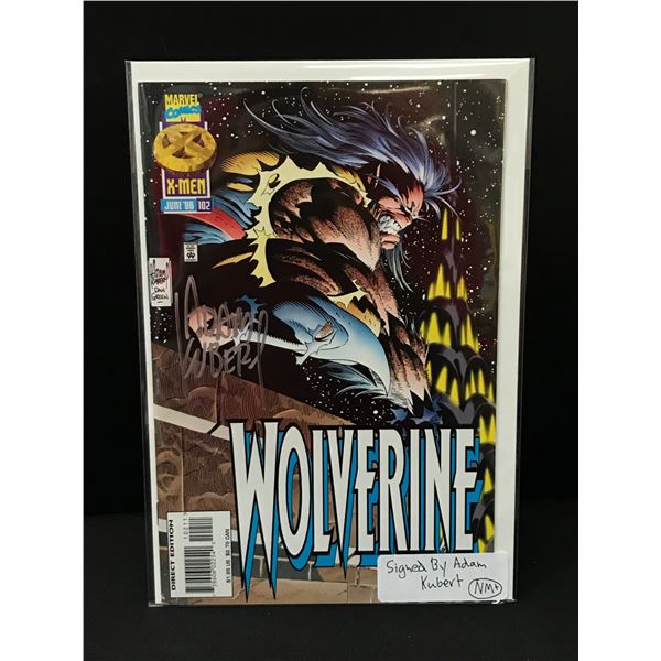 WOLVERINE #02 SIGNED BY ADAM KUBERT - MARVEL COMICS