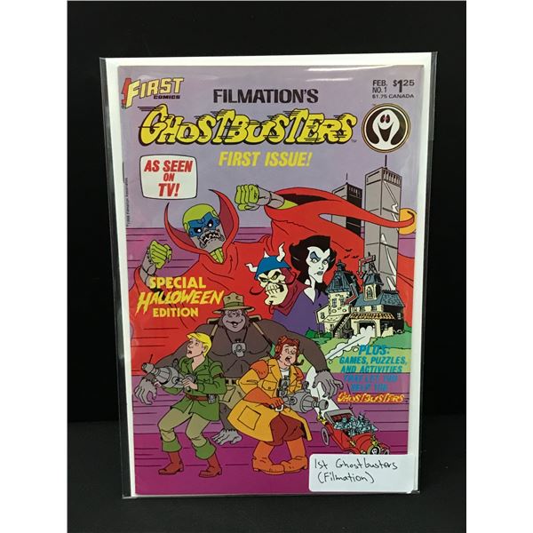 GHOSTBUSTERS #1 1ST GHOSTBUSTERS (FILMATION) - FIRST COMICS