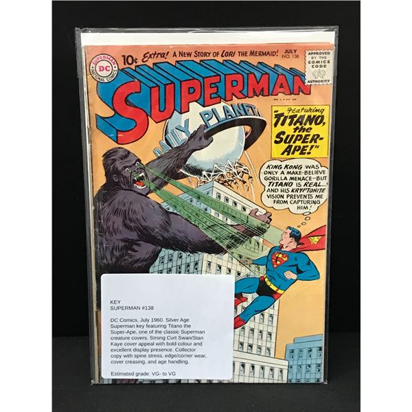 SUPERMAN #138 (1960) - DC COMICS