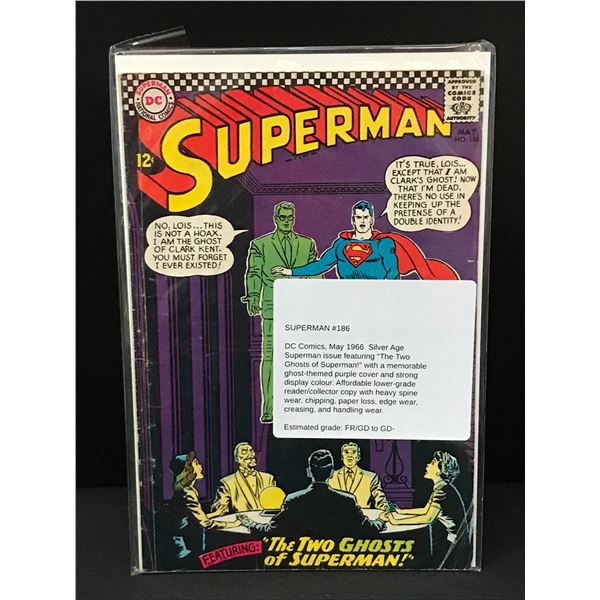 SUPERMAN #186 (1966) - DC COMICS