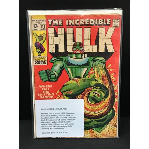 THE INCREDIBLE HULK #113 (1969)