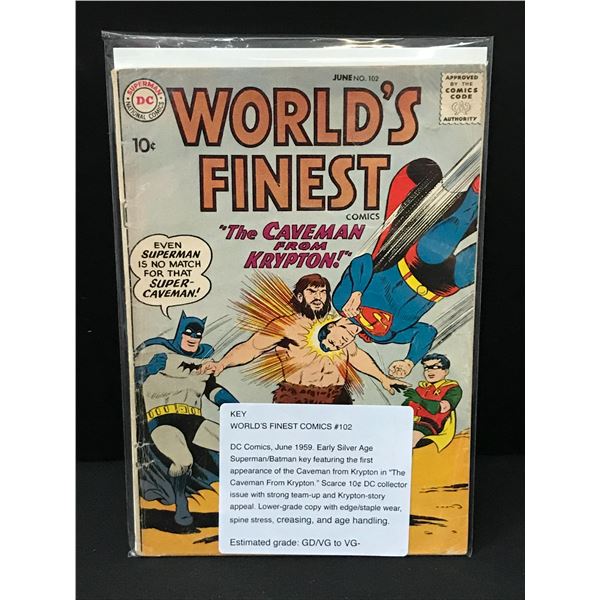WORLD'S FINEST COMICS #102 (1959) - DC COMICS