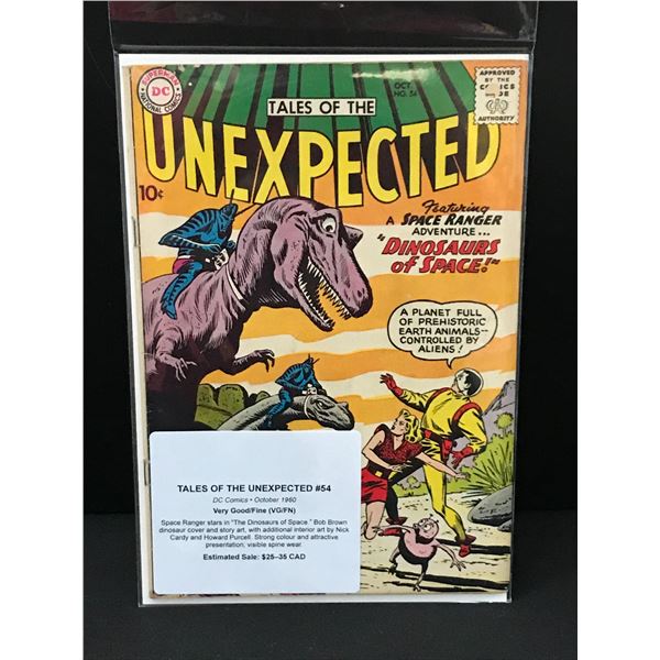 TALES OF THE UNEXPECTED #54 (1960) - DC COMICS