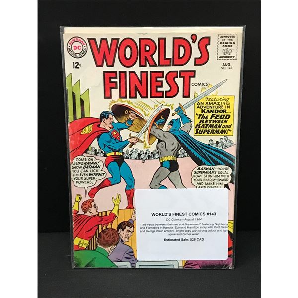 WORLD'S FINEST COMICS #143 (1964) - DC COMICS
