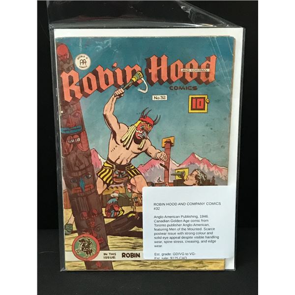 ROBIN HOOD AND COMPANY COMICS #32 (1946) - DOUBLE A COMICS