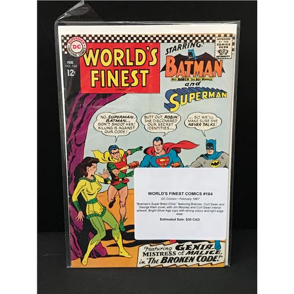 WORLD'S FINEST COMICS #164 (1967) - DC COMICS