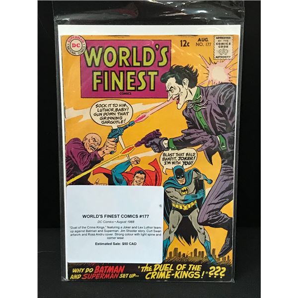 WORLD'S FINEST COMICS #177 (1968) - DC COMICS
