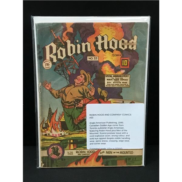 ROBIN HOOD AND COMPANY COMICS #33 (1946) - DOUBLE X COMICS