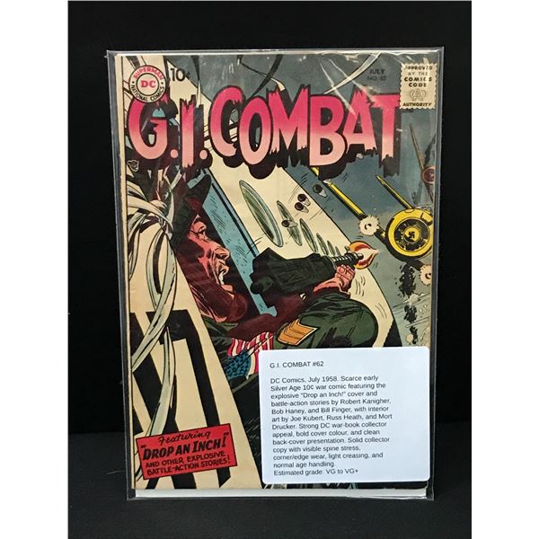 G.I. COMBAT #62 (1958) - DC COMICS
